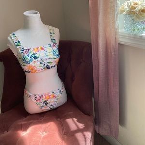 Ted Baker floral bikini set size 2